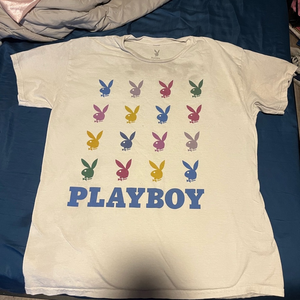 White playboy t-shirt